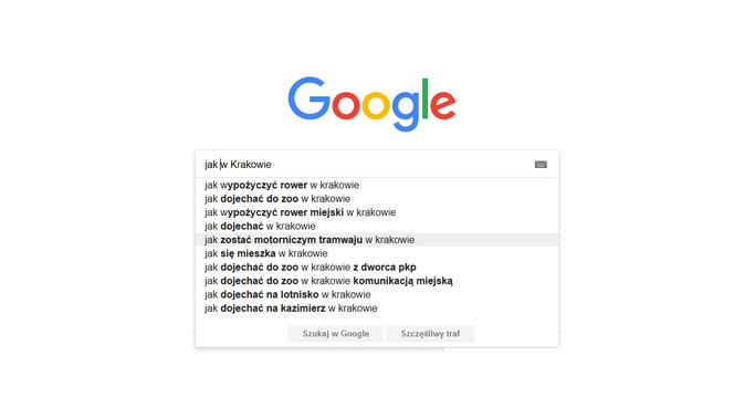 Kraków w Google. Jakich informacji szukamy najczęściej? Wyniki są zaskakujące! [GALERIA]