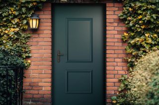 Drzwi wejściowe w stylu retro