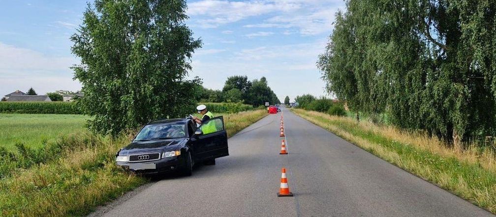 Tragiczny wypadek w Żerdzi. Nie żyje 46-letni rowerzysta
