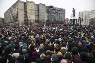 Wyszyli na ulice dla Navalnego. Protesty w Rosji.