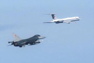 Belgijski F-16 i rosyjski Tu-134