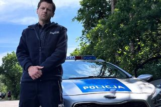 	M jak miłość nowy sezon. Adam Karski (Patryk Szwichtenberg) na planie