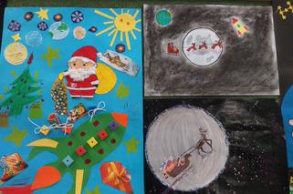 Tak mali artyści widzą św. Mikołaja w kosmosie! 