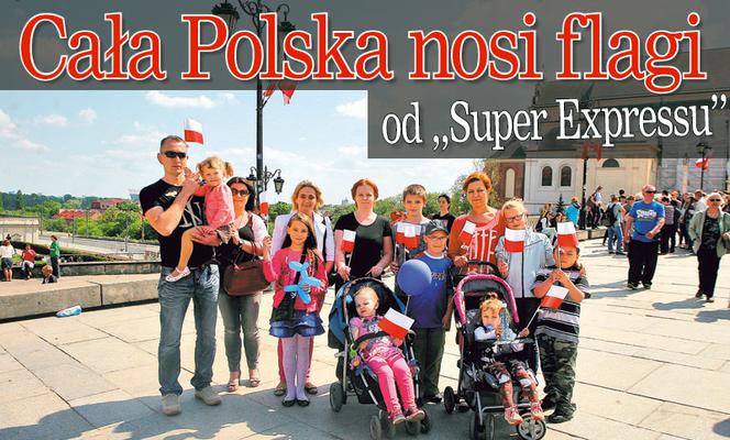 Cała Polska nosi flagi od Super Expressu