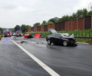 Wypadek na trasie S52 w Bielsku-Białej