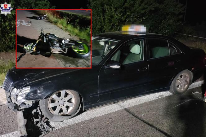 Tragiczny wypadek na Lubelszczyźnie! Nie żyje młody motocyklista