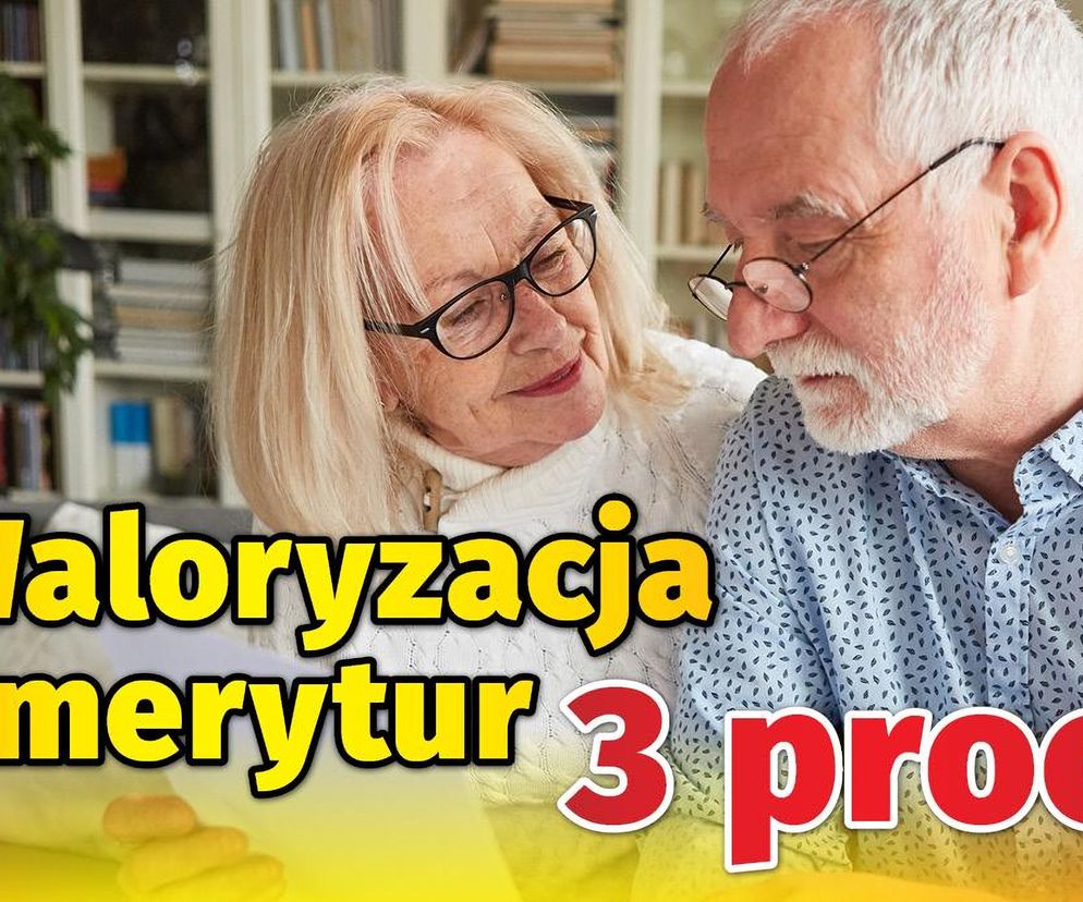 Waloryzacja emerytur 3 proc.