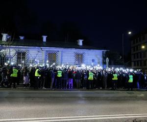 Protest pod ambasadą Rosji w Warszawie