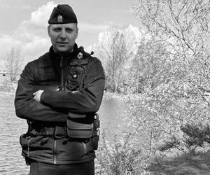 Wzruszające pożegnanie zmarłego policjanta. Pomagał dobrym słowem i czynem