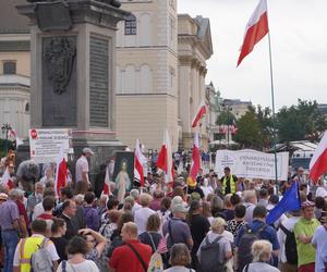 Protest katechetów w Warszawie 21.08.2024