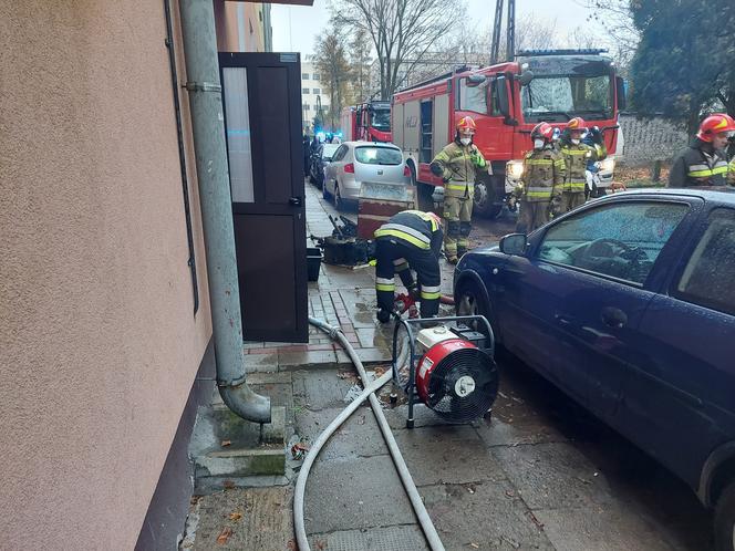 Pożar przy Żeromskiego w Starachowicach