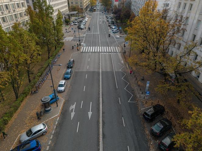 Ul. Krucza w Warszawie przed przebudową