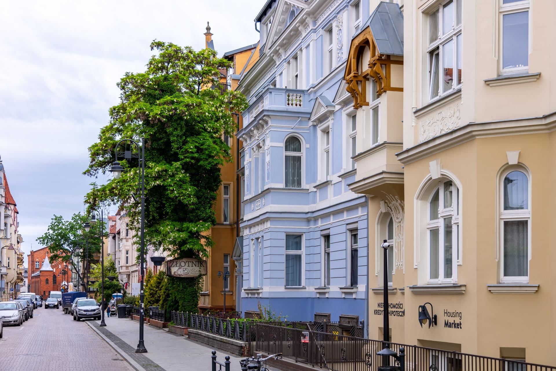 Kamienice przy ulicy Cieszkowskiego w Bydgoszczy