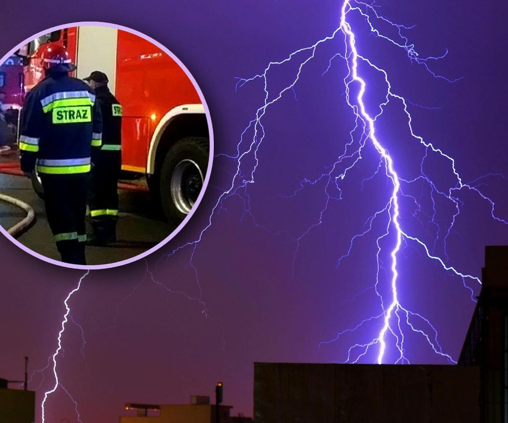 Burzowa majówka. Strażacy interweniowani prawie 250 razy