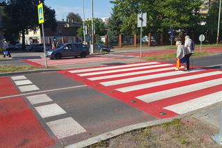 Aktywne przejście dla pieszych w Sosnowcu