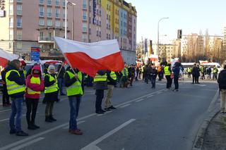 Protest rolników w centrum Warszawy