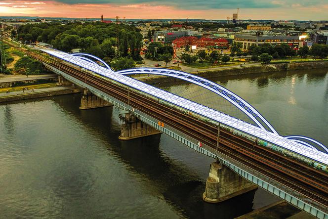 Wizualizacja przyszłego mostu