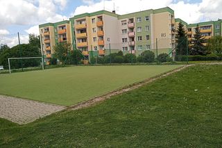 Pół boiska w Kielcach