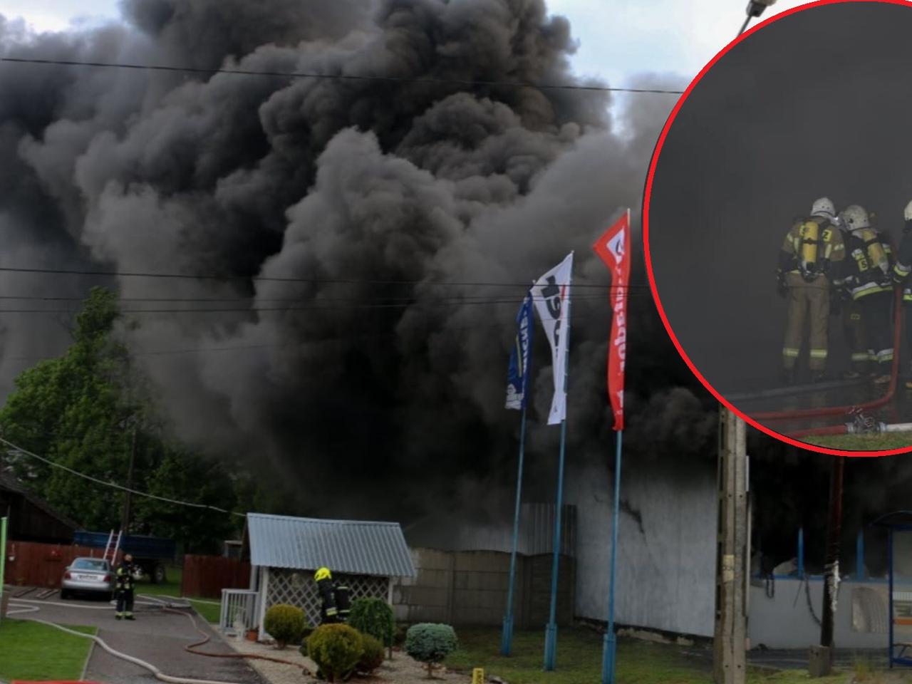 Lubrza. Doba walki z żywiołem?! Ponad!. Potężny pożar pod Prudnikiem, gęsty dym przykrył niebo na długie godziny [ZDJĘCIA]