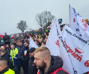 Protest rolników Zdany- Zbuczyn 