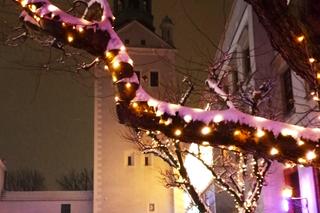 Świąteczne iluminacje na Zamku Książąt Pomorskich