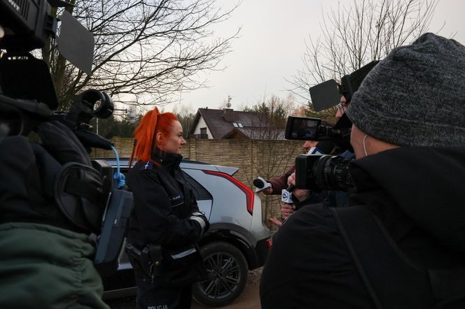 Policjanci pod domem Zbigniewa Ziobry