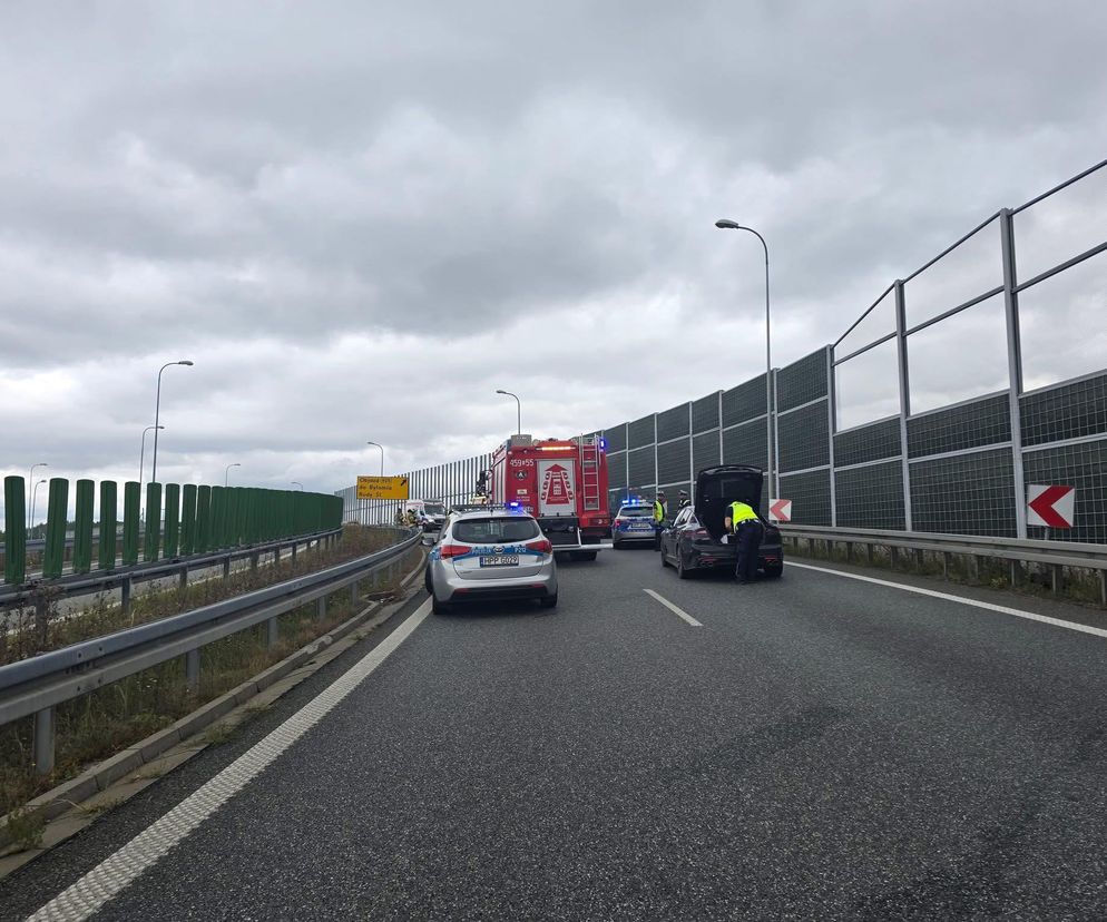 Motocyklista uderzył w bariery na austradzie A1! 18-latka zginęła na miejscu