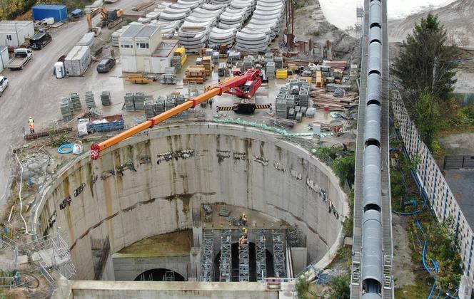 Budowa tunelu kolejowego pod Łodzią