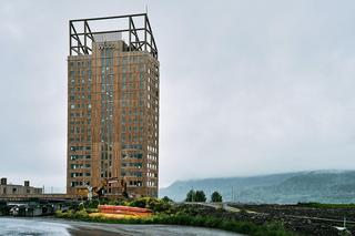 Wieżowiec w Norwegiii  Lake Mjøsa w Brumunddal, wykonany w technologii CLT