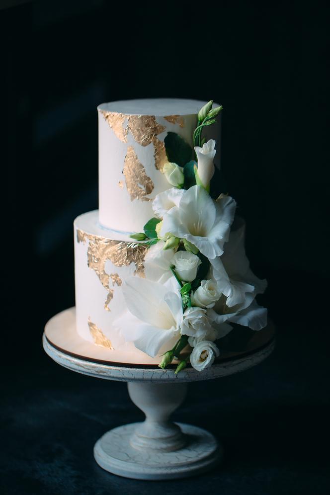 Tort na rocznicę ślubu - elegancka mini wersja tortu ślubnego 