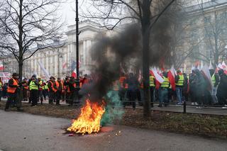 Protest rolników w Warszawie