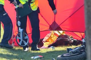 Dramatyczny wypadek w Janówku pod Tarczynem. Zginął motocyklista