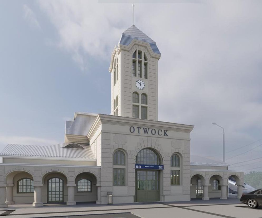 Dworzec kolejowy w Otwocku - remont, wizualizacje