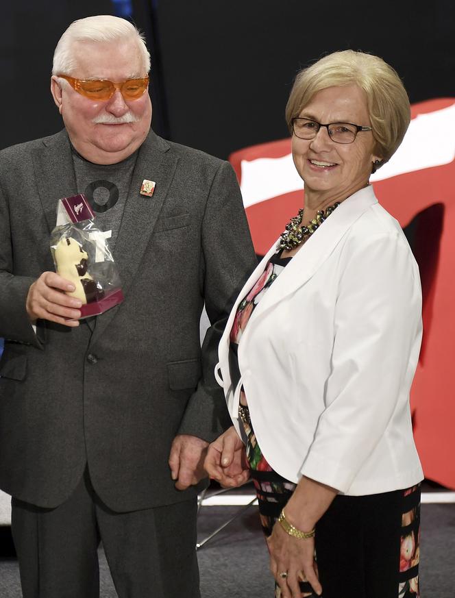 Lech Wałęsa z żoną Danutą. 2019r.