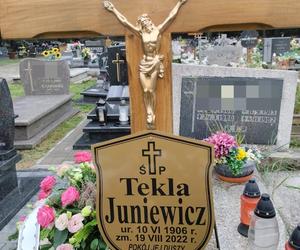 Pogrzeb Tekli Juniewicz w kościele św. Jerzego w Gliwicach