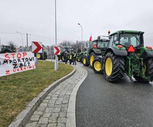 Protest rolników z Podkarpacia w Przeworsku