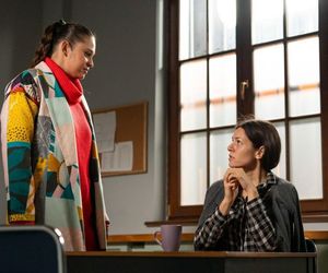 Na dobre i na złe odc. 947. Iga Kaczorowska (Anna Szymańczyk), Helena Zagajewska (Anna Jarosik) - żona Aleksa