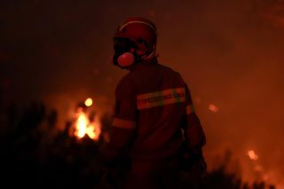 Groźny pożar na Krecie