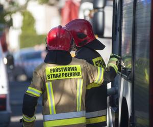 Pożar na terenie Szpitala Powiatowego w Oświęcimiu. Wstrzymano przyjęcia do poradni