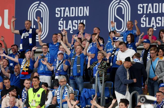 Ruch Chorzów kontra Lech Poznań na Stadionie Śląskim w Chorzowie