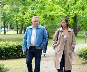 M jak miłość odc. 1886. Agnes (Amanda Mincewicz), Artur Rogowski (Robert Moskwa)