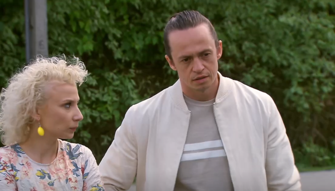 Na Wspólnej, odc. 3226: Beatka (Katarzyna Ptasińska), Emil (Piotr Ligienza)