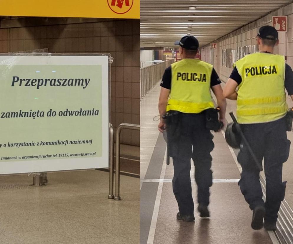 Potworna tragedia na stacji metra Wilanowska. Pociąg rozjechał pasażera