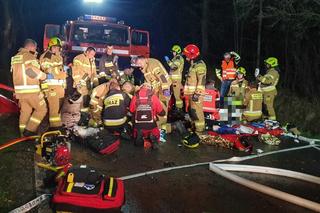 Tragiczny wypadek na drodze w Kąśnej Górnej koło Ciężkowic