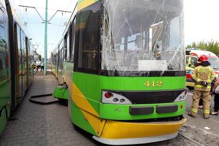Zderzenie tramwajów na ulicy Hetmańskiej; są ranni