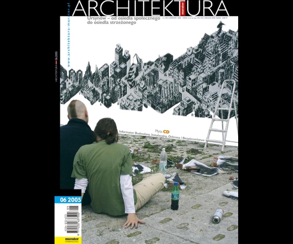Okładka Miesięcznik Architektura 06/2005