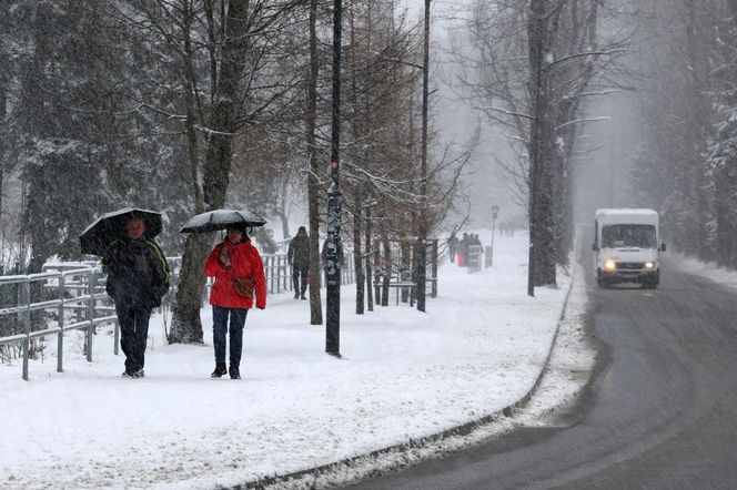 Powrót zimy na Podhalu