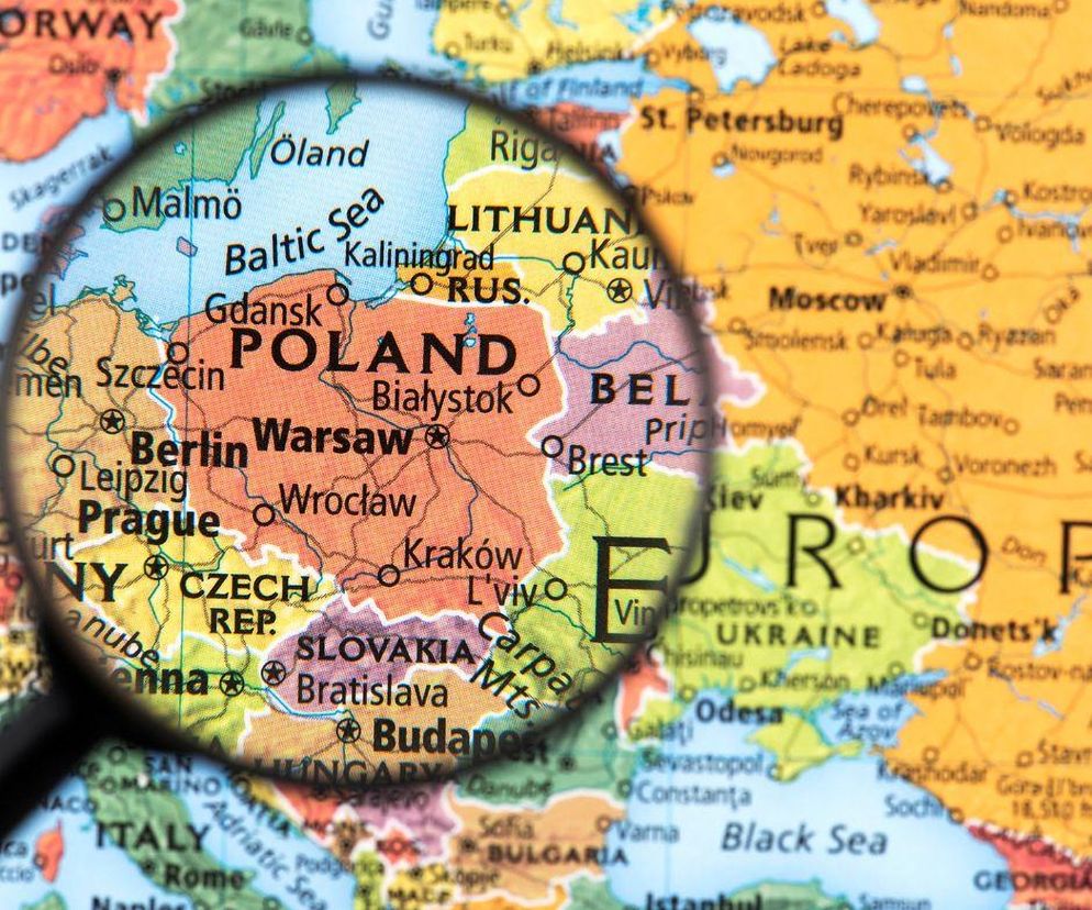Mapa Polski