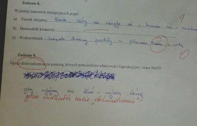Najlepsze teksty ze sprawdzianów. Jak uczniowie walczyli o oceny 