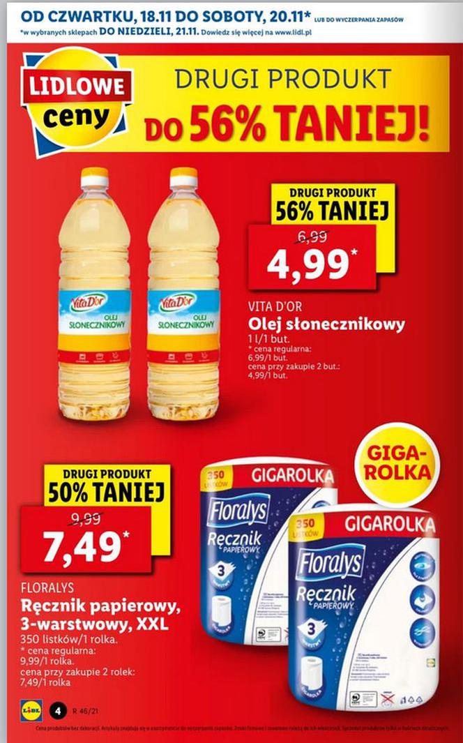 Promocje w Lidlu na weekend